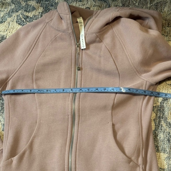 Lululemon Scuba 2 Hoodie Women’s 10 Rose Blush Full Zip Hoodie - Picture 7 of 9